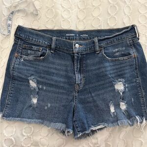 Old Navy Women's Distressed Boyfriend Denim Shorts